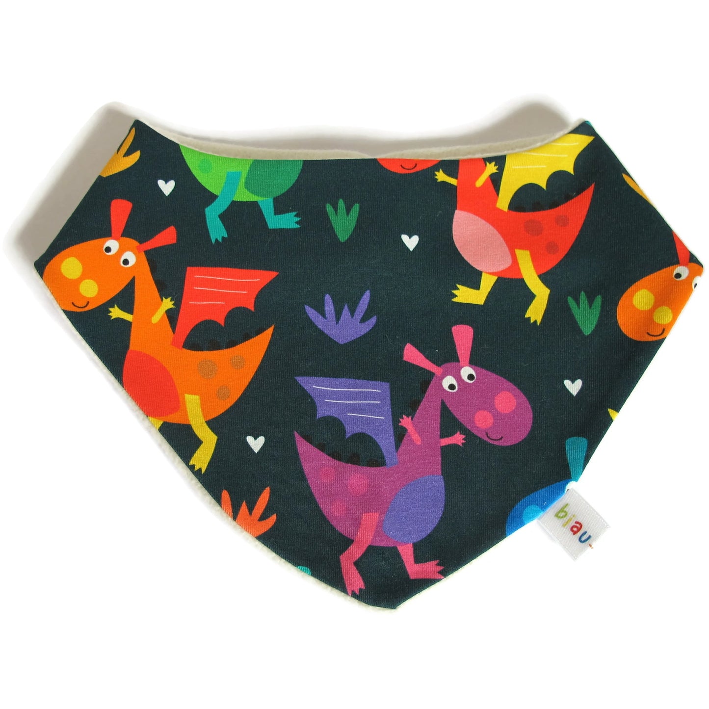 Baby Bib Dragon Print