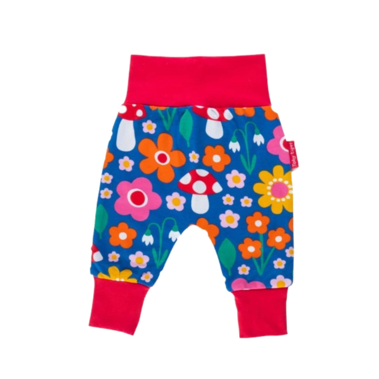 Floral Mushroom Baby Yoga Pants