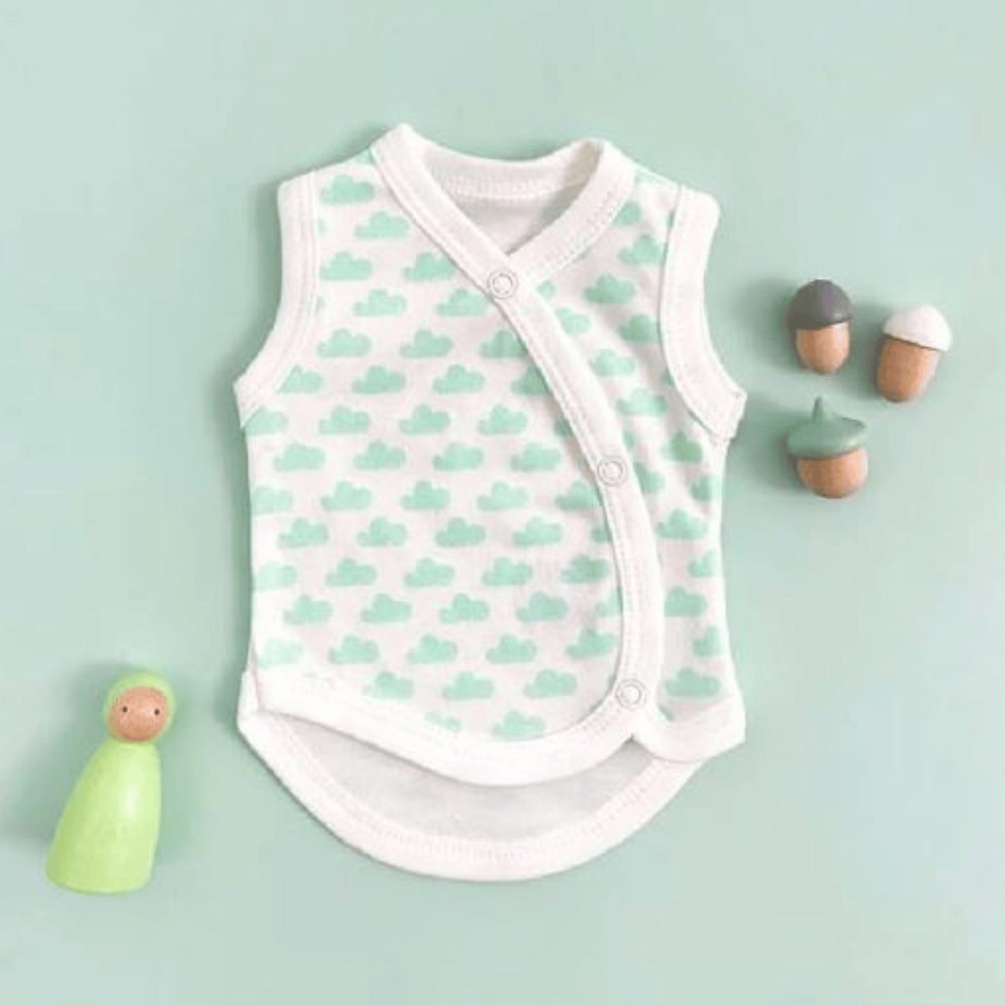 Mint Clouds Premature Baby Incubator Vest