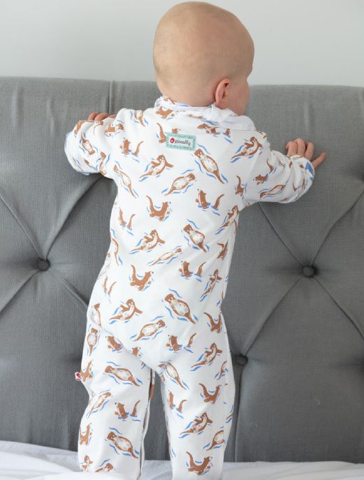 Otter Sleepsuit Modelled