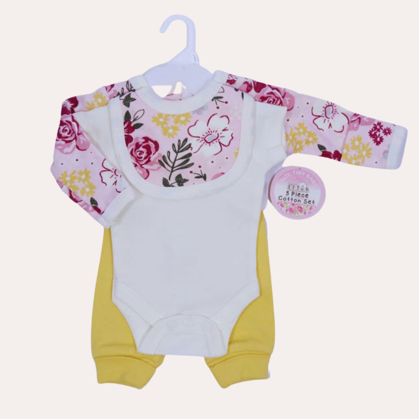 Tiny Baby 5 Piece Set Floral