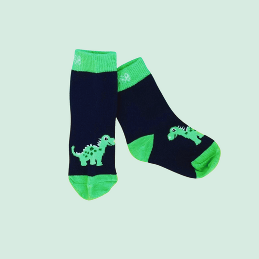 Baby socks - Maple the Diplodocus