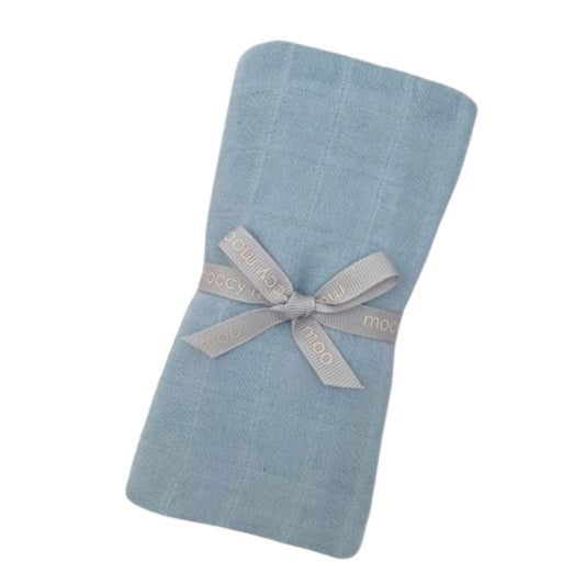 Blue Bamboo Cotton Muslin