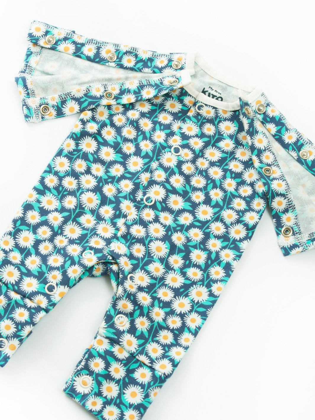 Daisy Fields sleepsuit open arms
