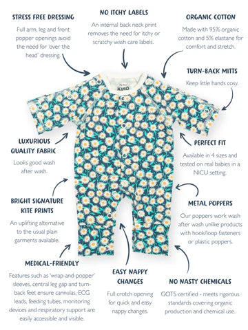 Daisy Fields sleepsuit product information