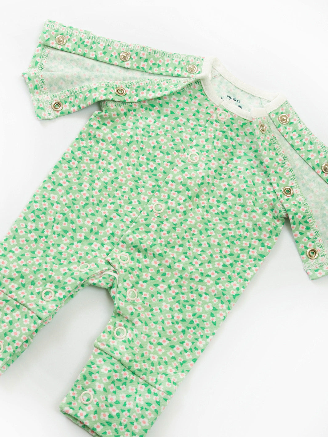 Dinky Ditsy Sleepsuit open poppers