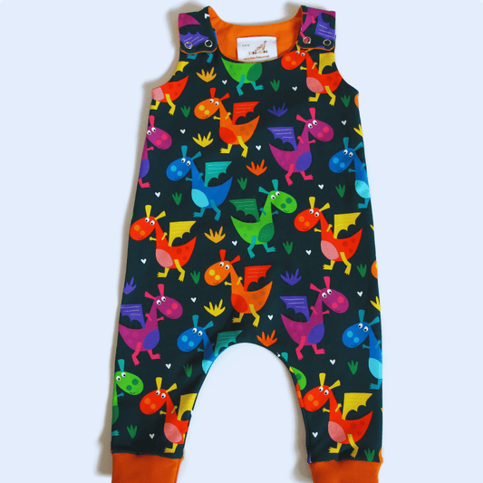 Dragons Baby Romper - Front