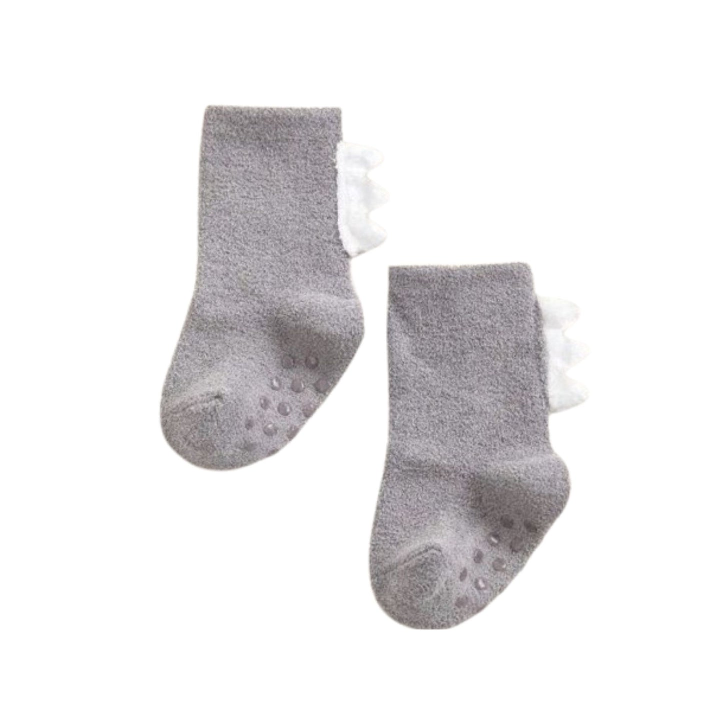 Little Dino socks - Koala Grey