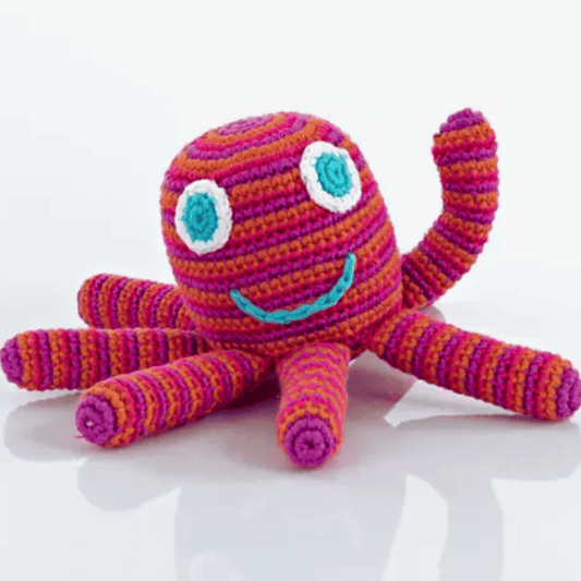 Octopus Rattle Pink