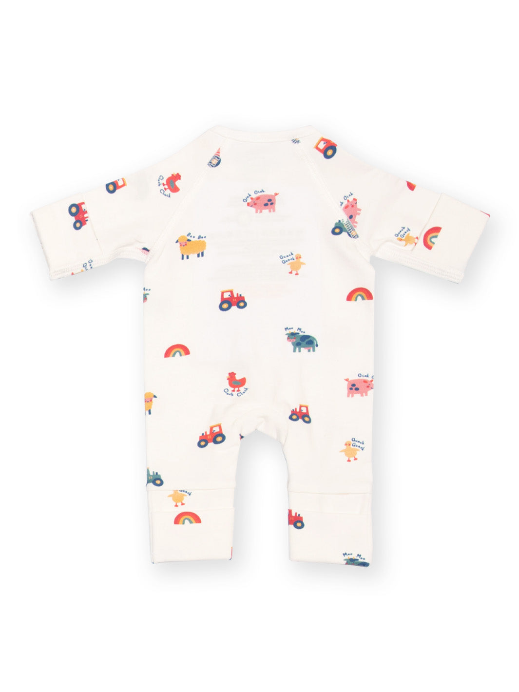 Old MacDonald Sleepsuit rear view