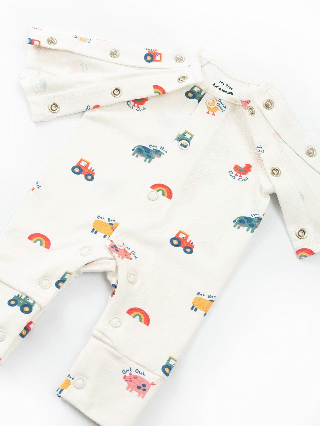 Old MacDonald Sleepsuit open arms