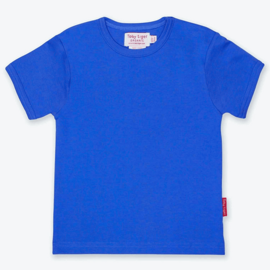 Organic Baby T-Shirt Blue - Front