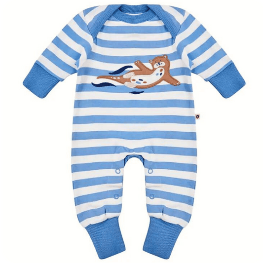 Baby Romper Otter Flat Front