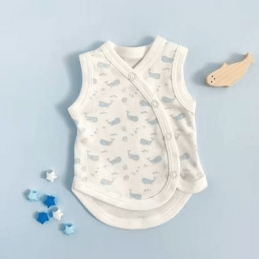 Premature Baby Incubator Vest - Ocean Blue