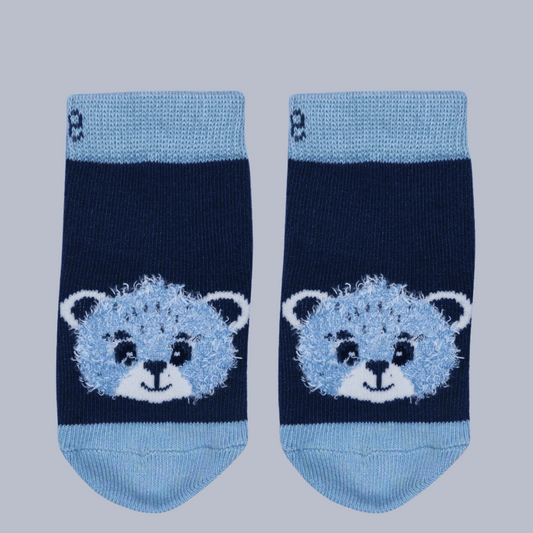 Preston the Bear socks flat lay