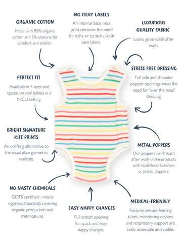 Rainbow Stripe Vest product information