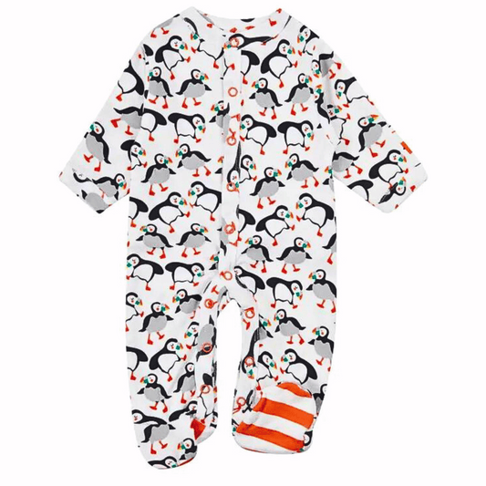 Puffin Sleepsuit Front