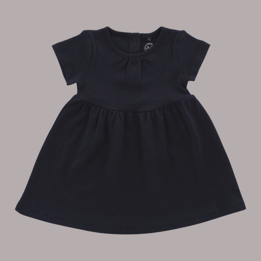 T-Shirt Dress - Soft Black Front